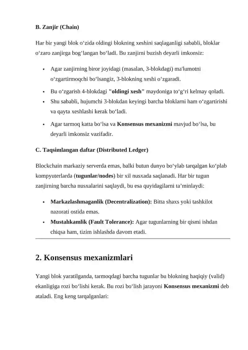Blockchain texnologiyasi 2