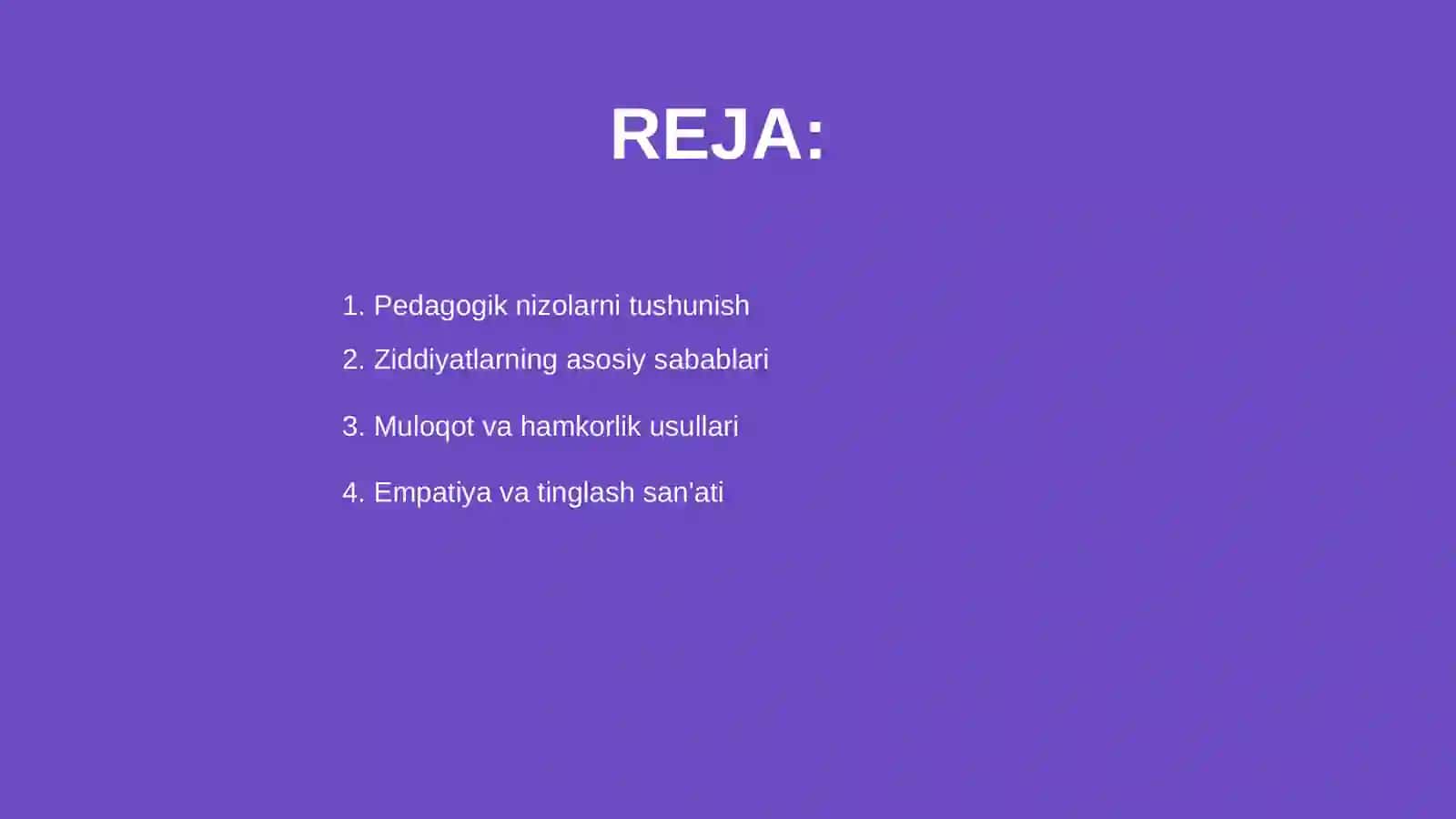 Pedagogik nizolar va ziddiyatlarni bartaraf etish 2