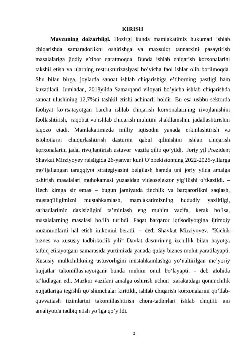 QISQA VA O`ZOQ MUDDATLI HARAJATLARNING O`ZARO BOG`LIQLIGI 2