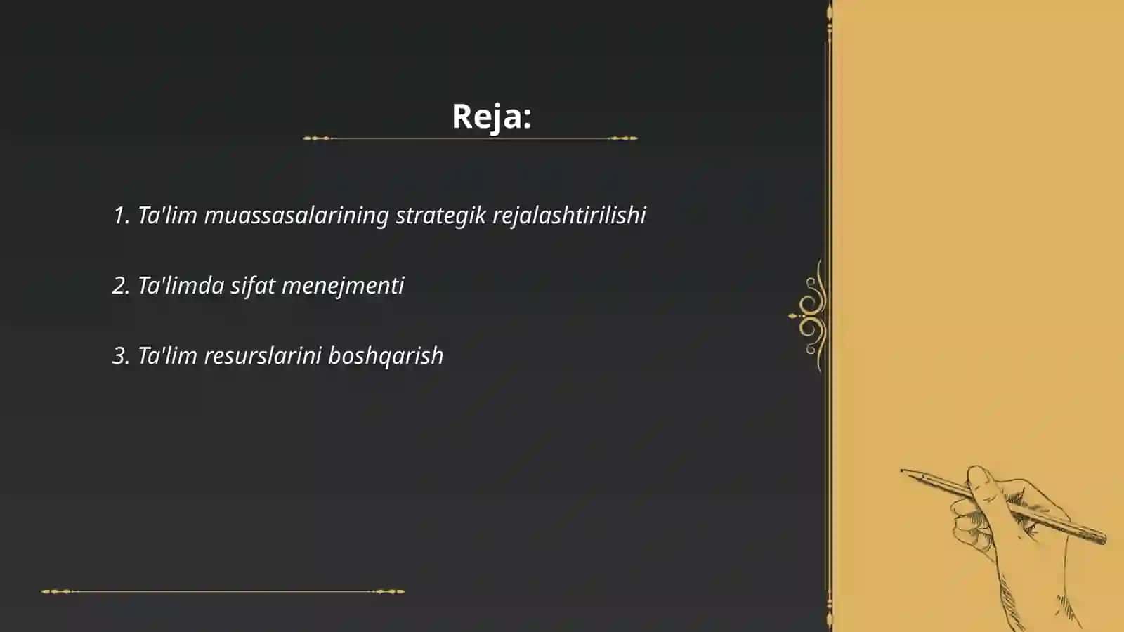 Ta'lim muassasasi menejmenti 2