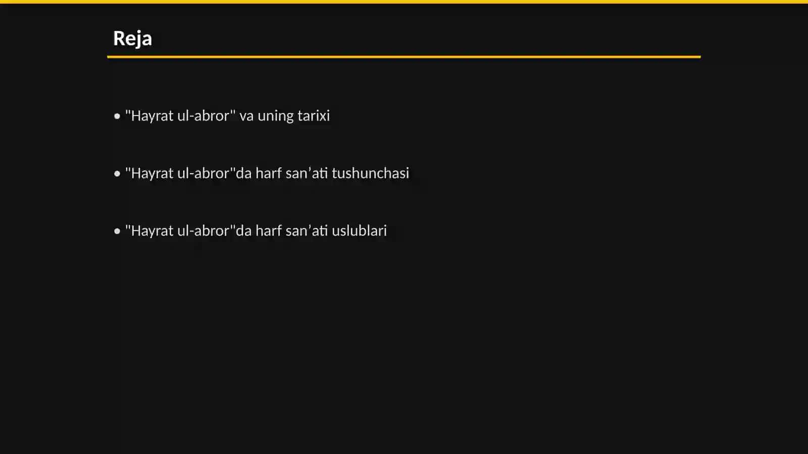 "Hayrat ul-abror"da harf sanʼati 2