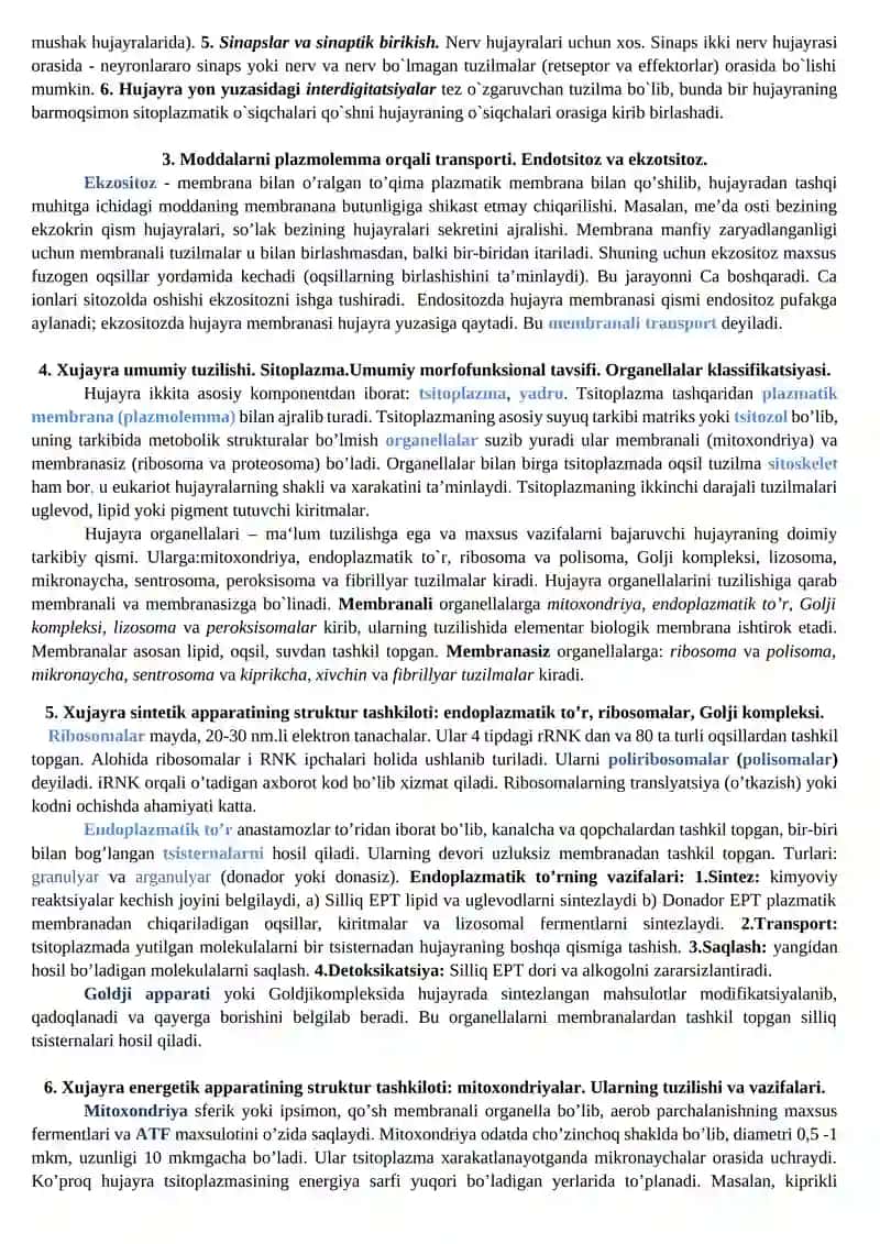 Biologik membranalar 2
