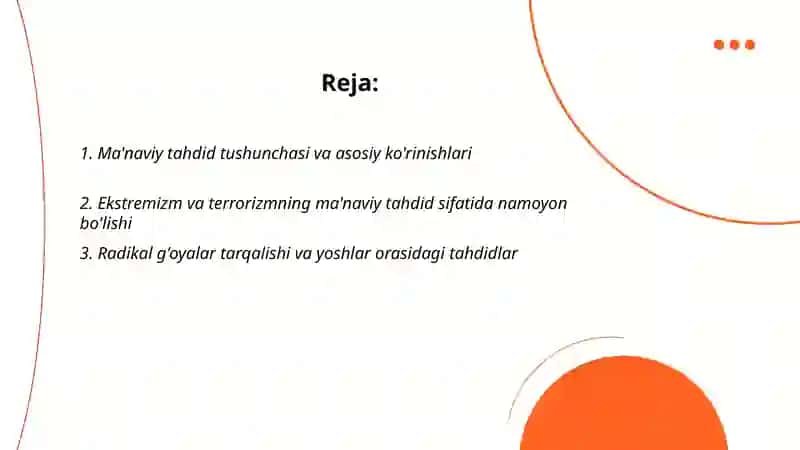 Ma'naviy tahdid ko'rinishlari va uning oldini olish 2