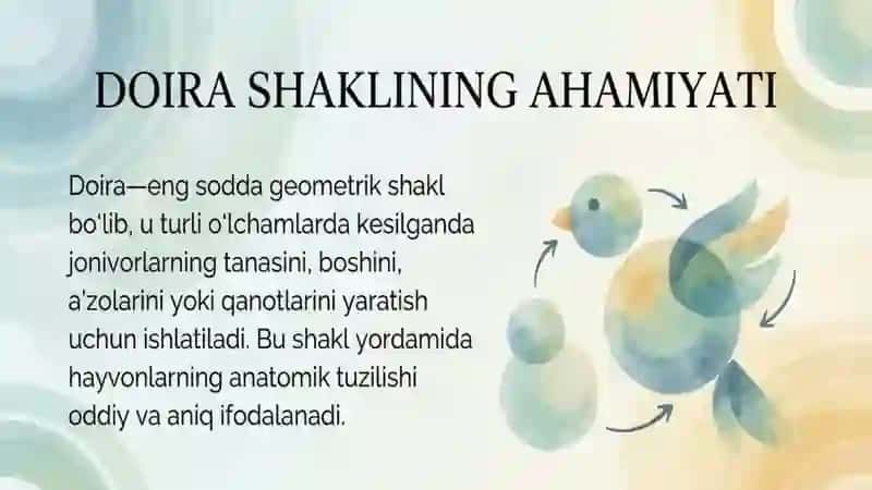 doiralardan jonivorlar yasaymiz 2