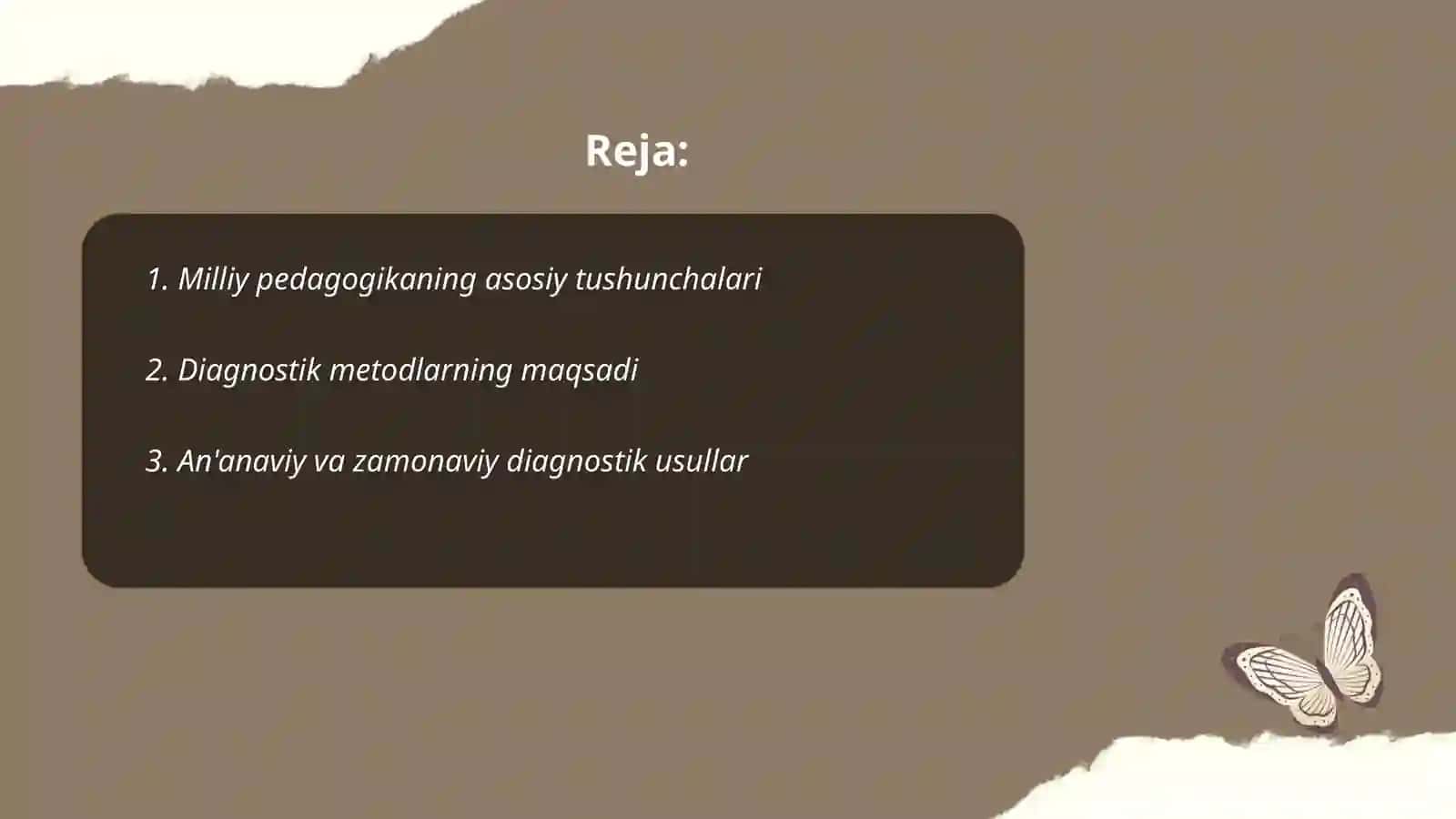 Milliy pedagogikaning diagnostik metodlari 2