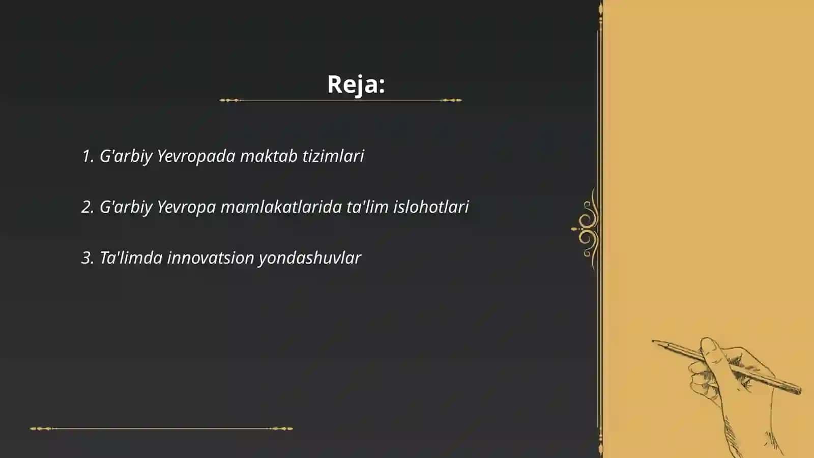 G'arbiy Yevropada maktab tizimlari 2