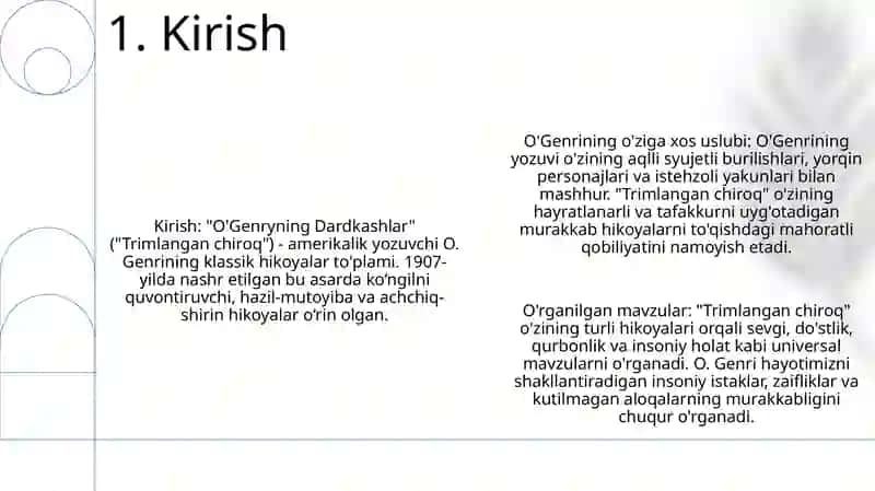 O'Genryning Dardkashlar 2