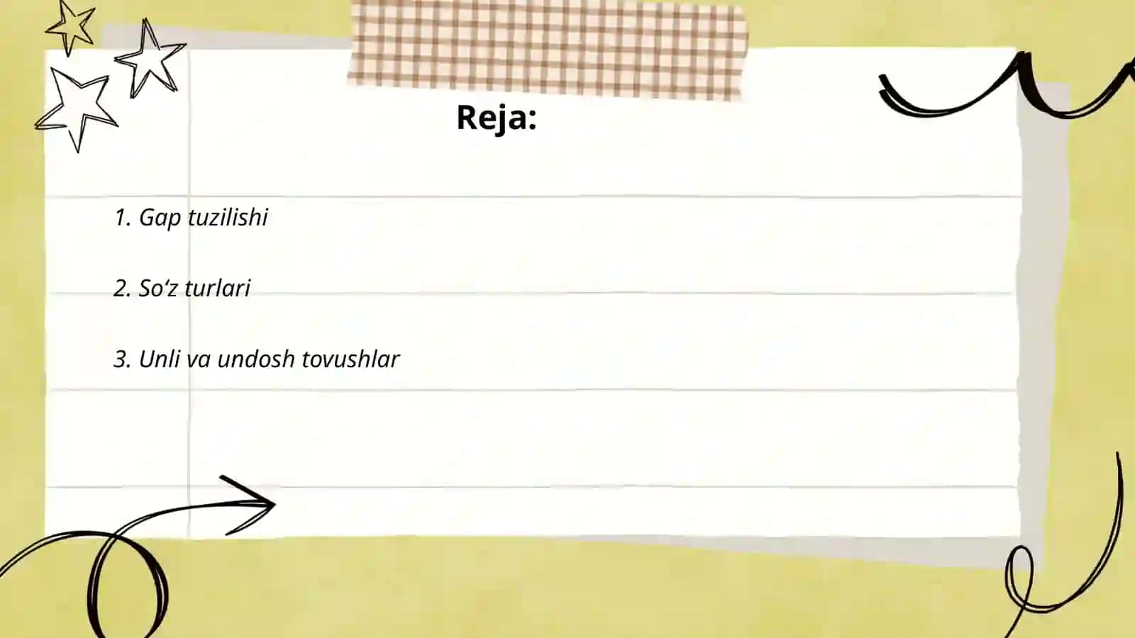 Boshlangʻich sinfda ona tili fanining tahlili 2