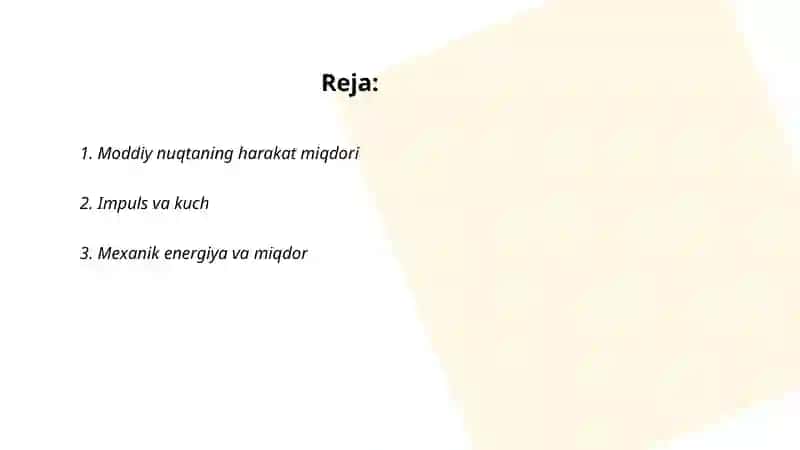 Miqdorga oid masalalar 2