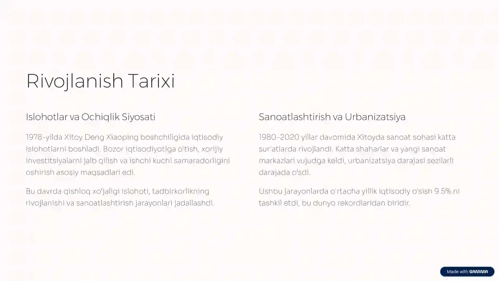 Xitoy Iqtisodiyoti: Tahlil va Istiqbollar 2