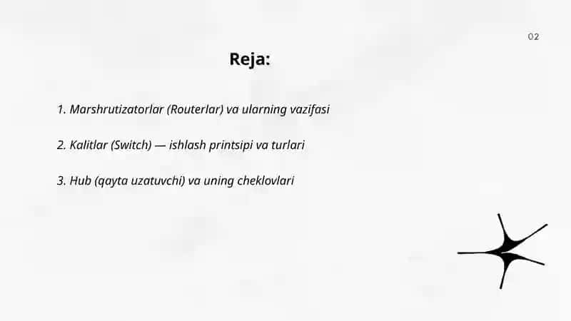 Marshrutizatorlar (Routerlar) 2