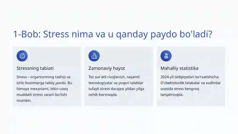 Stress Menejment: Hayotingizni Boshqarish San'ati 2