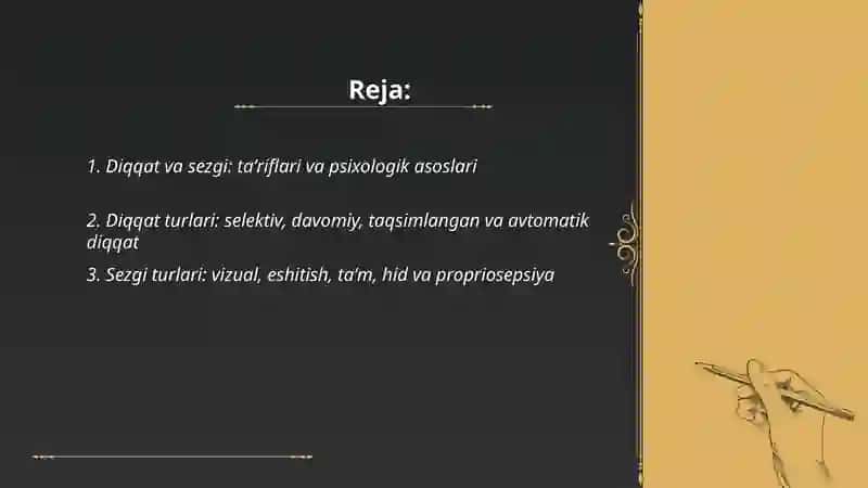 Diqqat va sezgi 2
