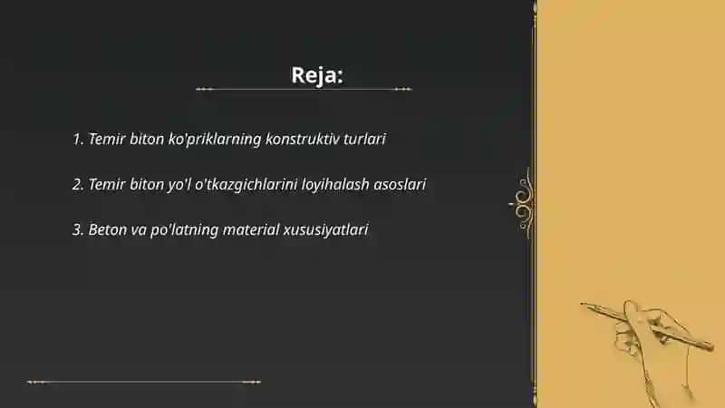 Temir biton ko'priklar va yo'l o'tkazgichlar 2
