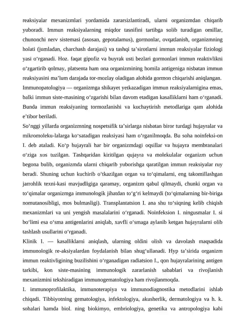 Immunologiya (Immunitet va... logiya) 2