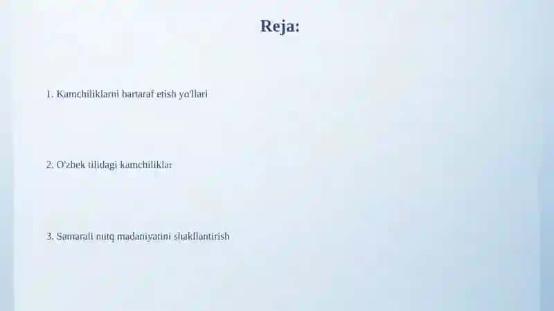 Nutq madaniyatini rivojlantirish 2