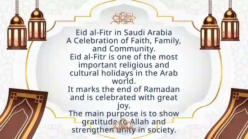 Eid Al-Fitr in Saudi Arabia 2