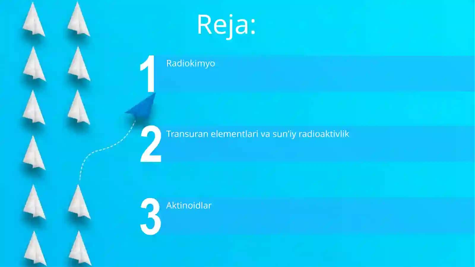 Aktinoidlar.Radiokimyo.Transuran elementlar. Tabiiy va sun‘iy radiofaollik 2