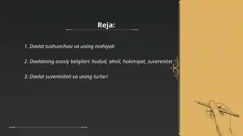 Davlat haqidagi umumiy taʼlimot 2