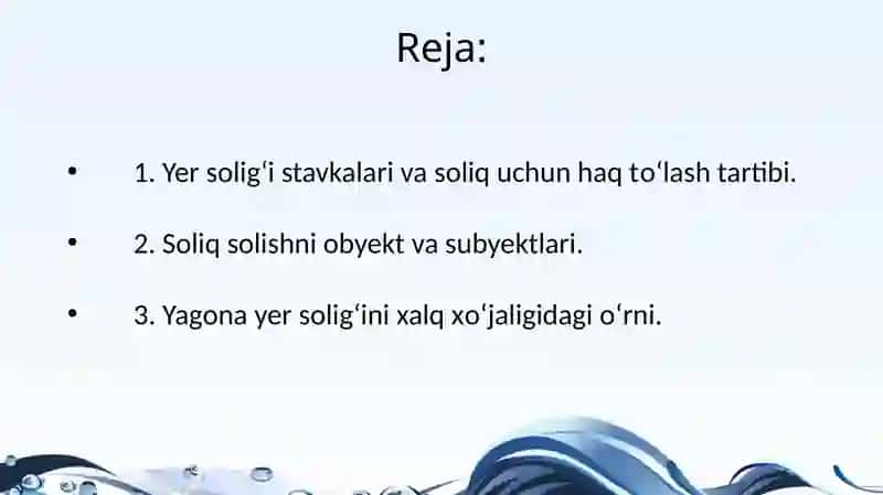 Yagona yersoligʻi 2