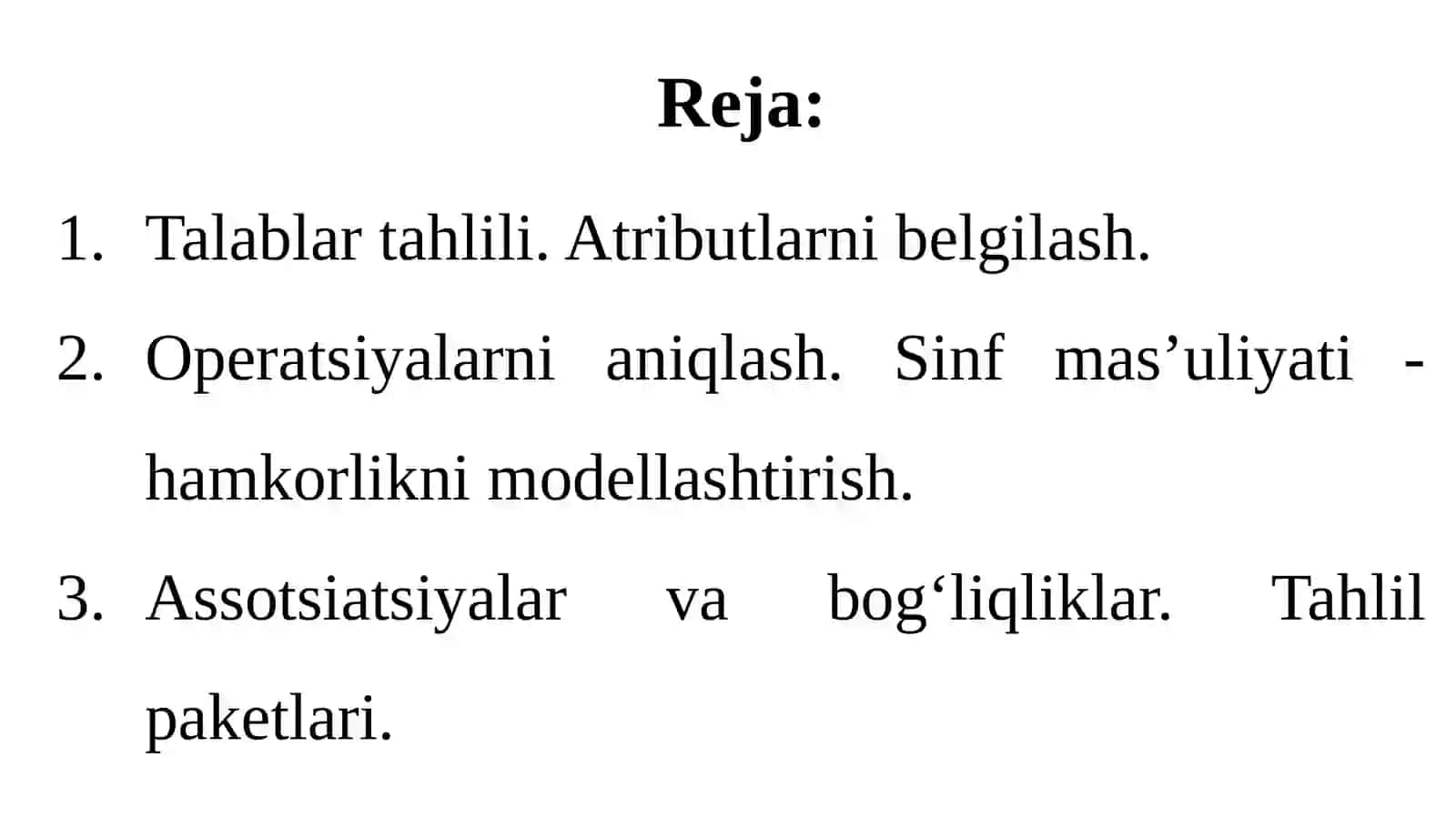 Talablarni modellash: Ssenariyga asoslangan metodlar 2