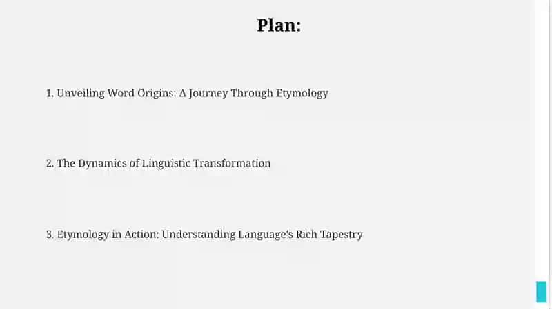 Etimology of words 2
