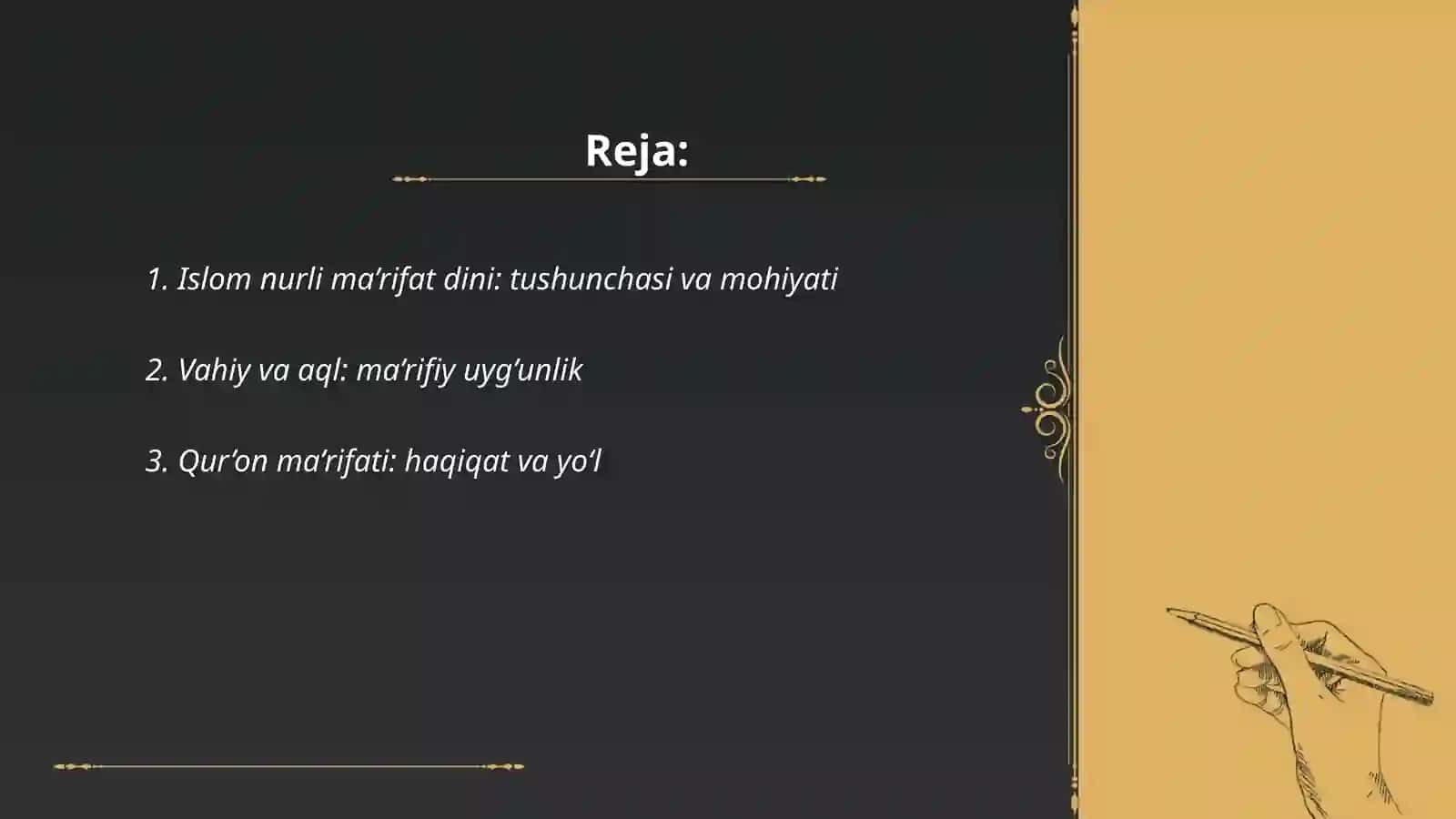 Islom nurli ma’rifat dini 2