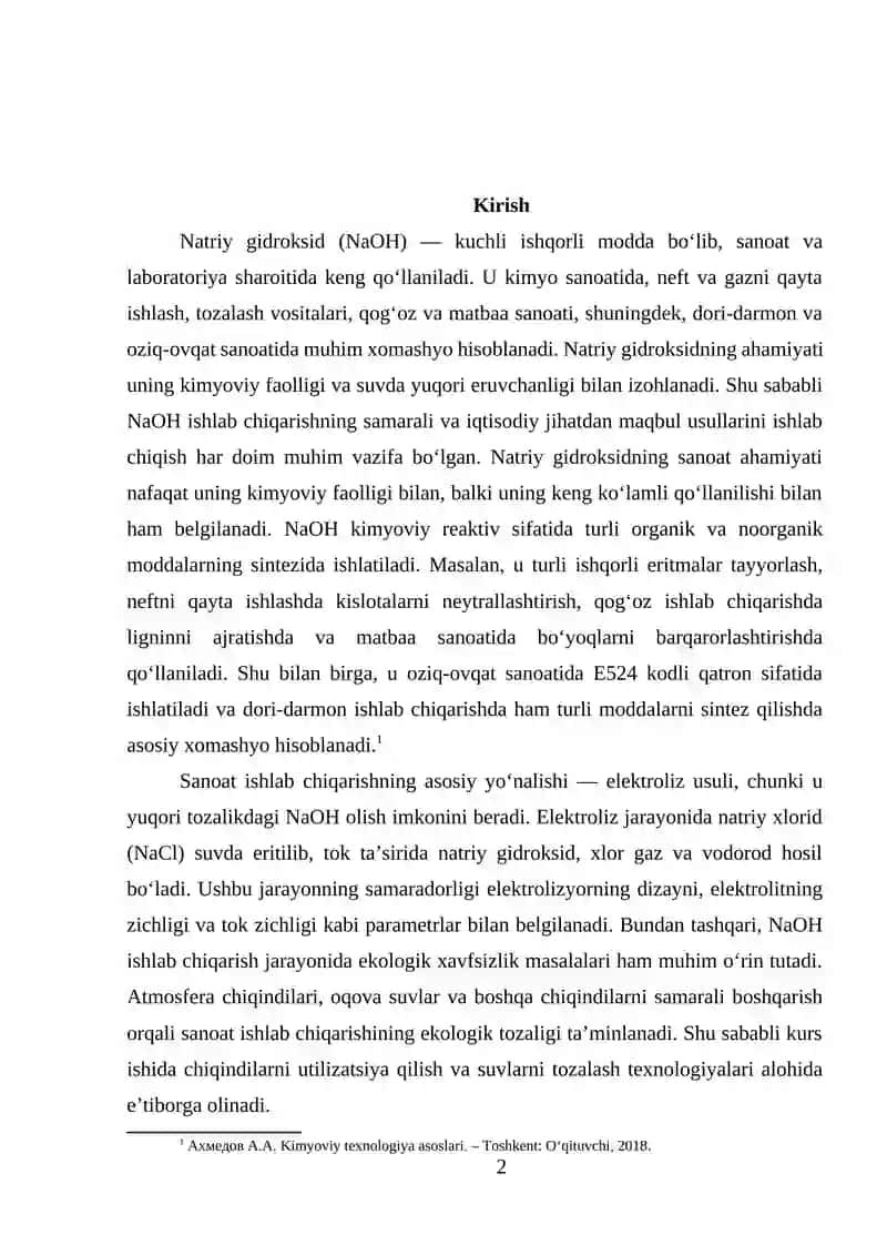 Natriy gidroksid (NaOH) 2