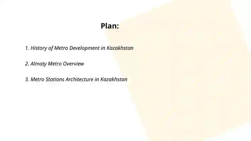 Almaty Metro Development in Kazakhstan 2