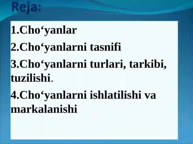 Chо‘yanlar 2