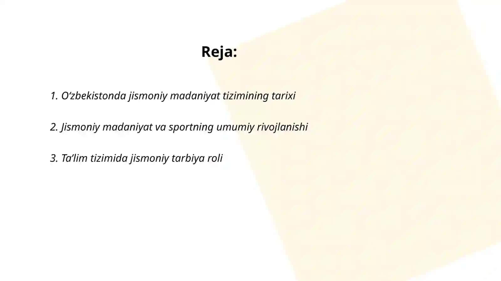 O'zbekistonda jismoniy madaniyat tizimining tarixi 2