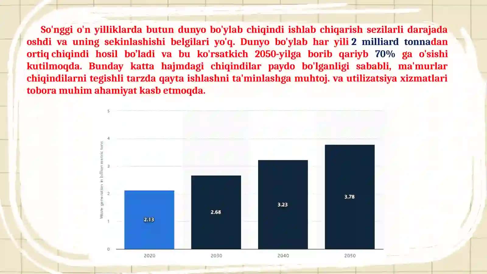 Chiqindilar va ularni qayta ishlash 2