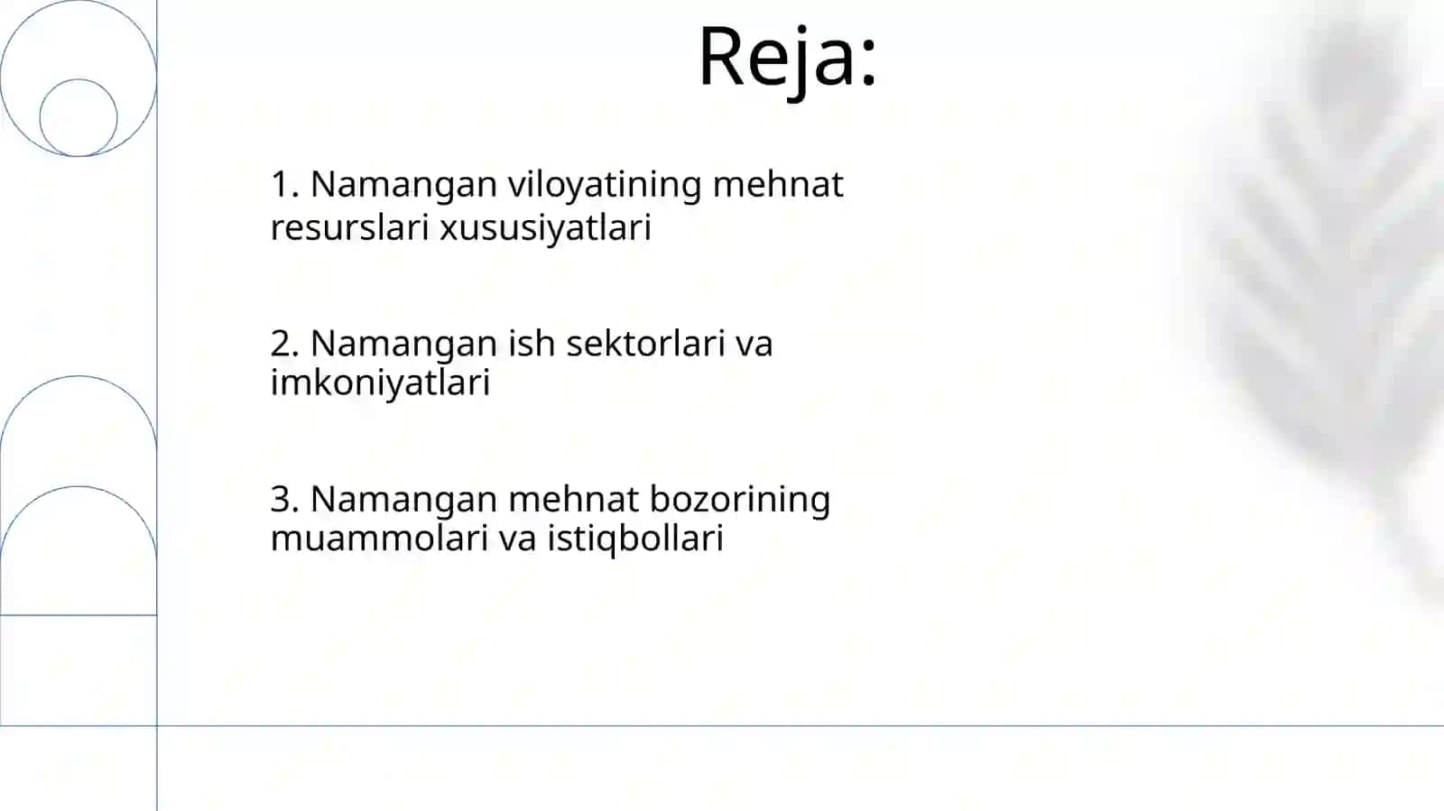Namangan viloyati va mexnat resurslari 2
