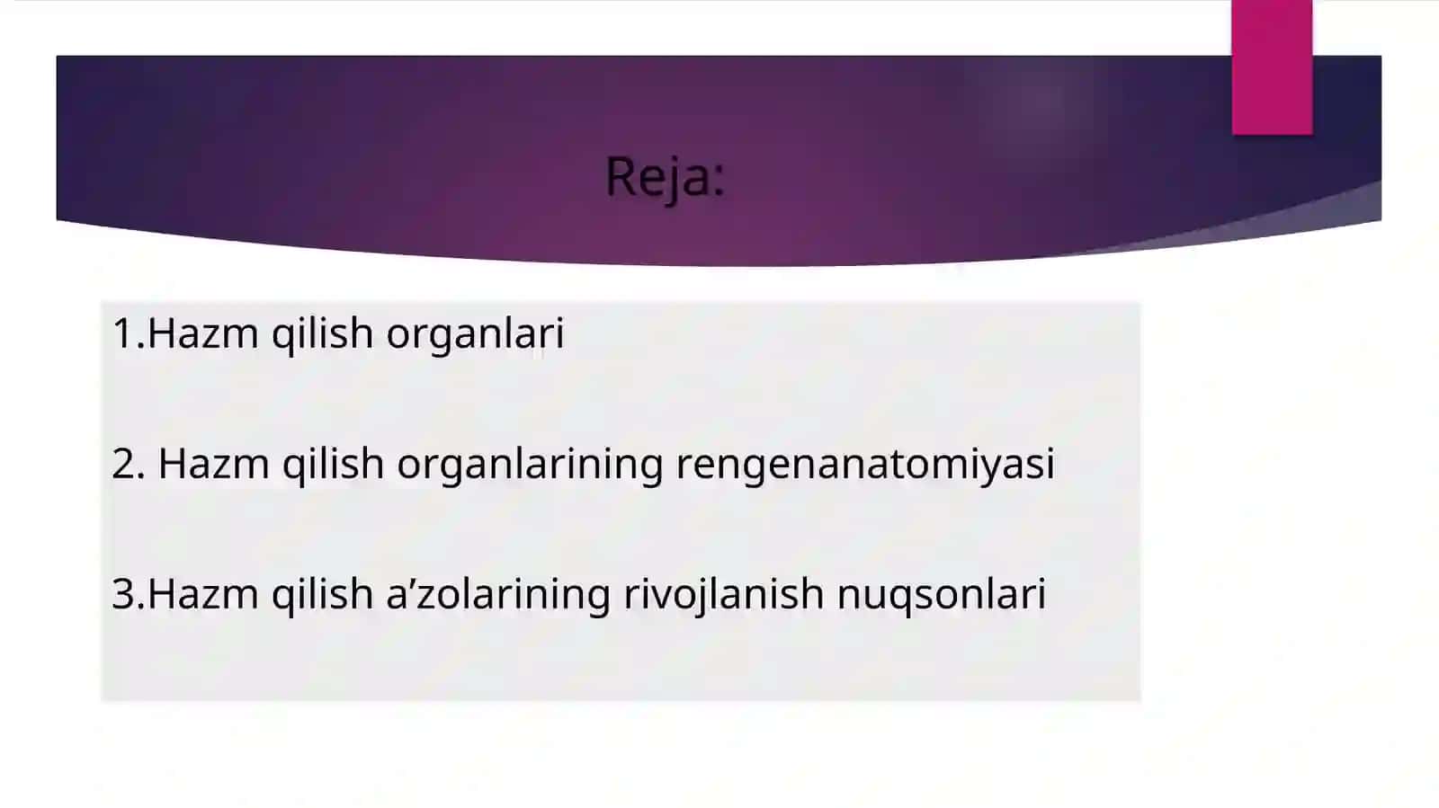 Hazim a’zolarining rentgen anatomiyasi va rivojlanish nuqsonlari 2