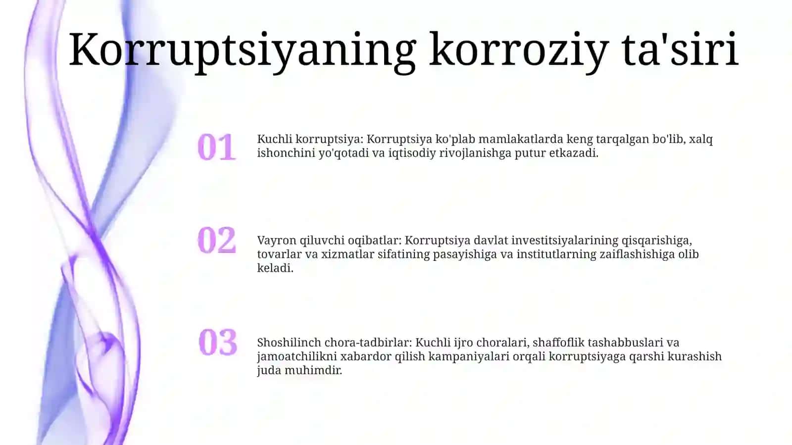 Karrupsiya Kelajakka Tahdid 2
