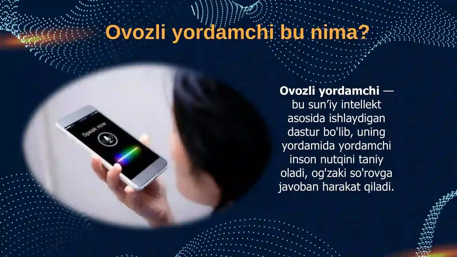 Ovozli qidiruv va ovozli yordamchilar 2
