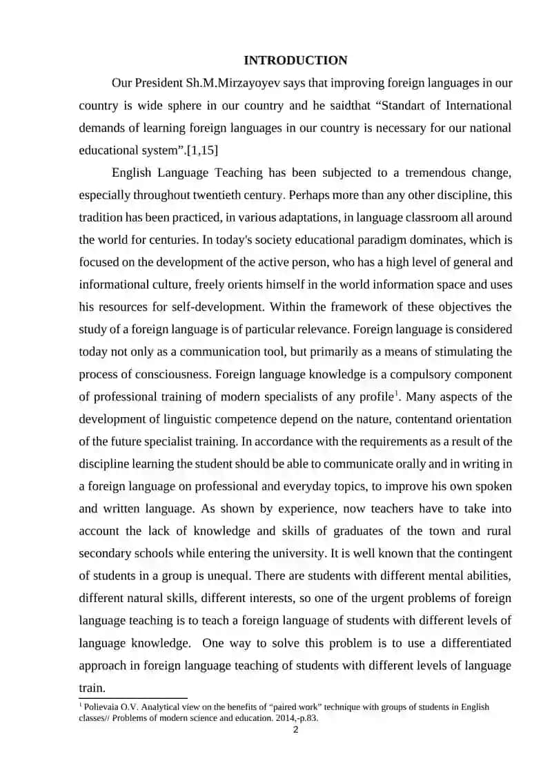 The Influence of Uzbek Language on the English 2