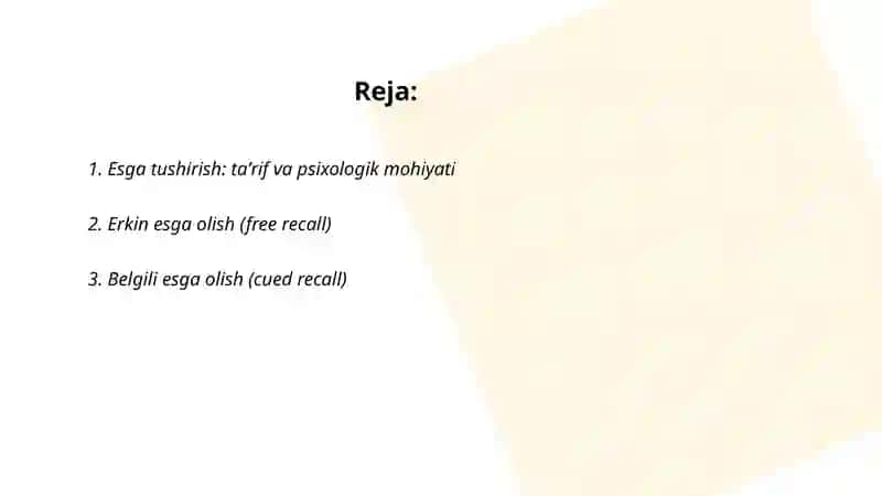 Esga tushirish va uning xillari 2
