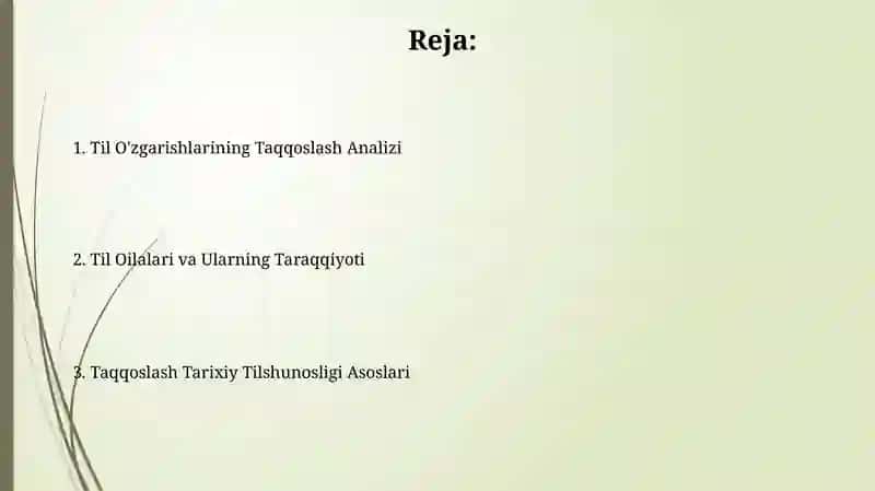 Til O'zgarishlarining Taqqoslash Analizi 2