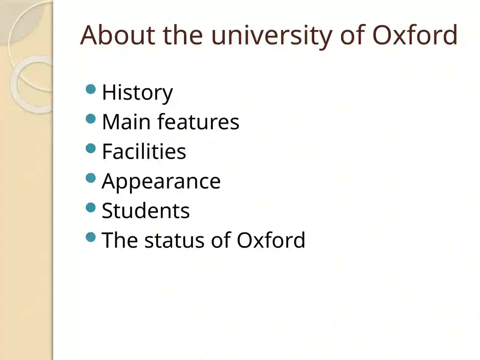Oxford – the university town 2