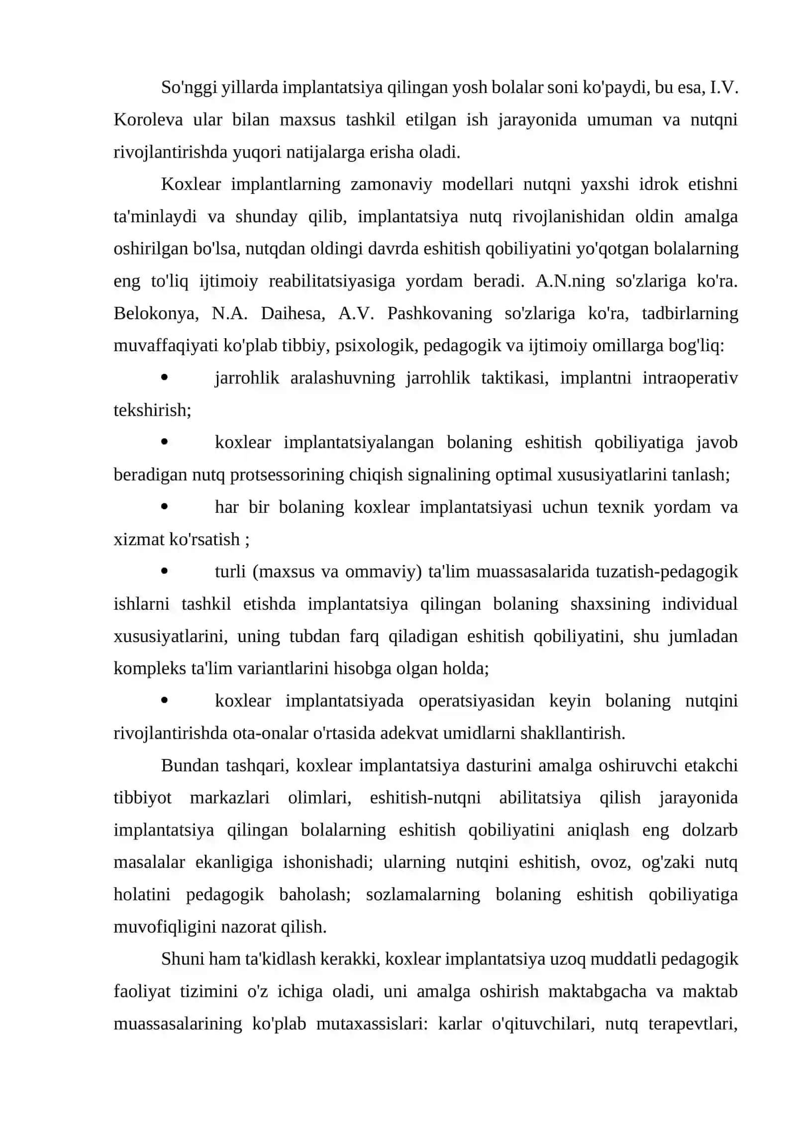 KOXLEAR IMPLANTLI BOLALARNING TALAFFUZ MALAKALARINI SHAKLLANTIRISH 2
