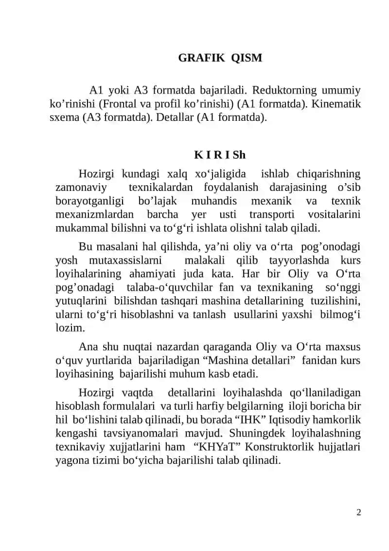 Yopiq Qiyshiq Tishli Slindrik Reduktorni Loyalash 2
