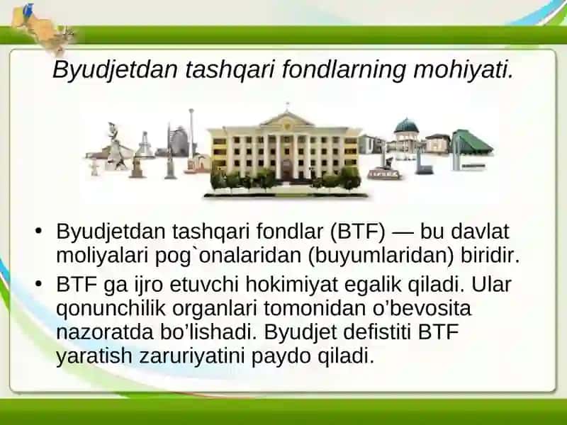 Byudjetdan tashqari fondlar 2