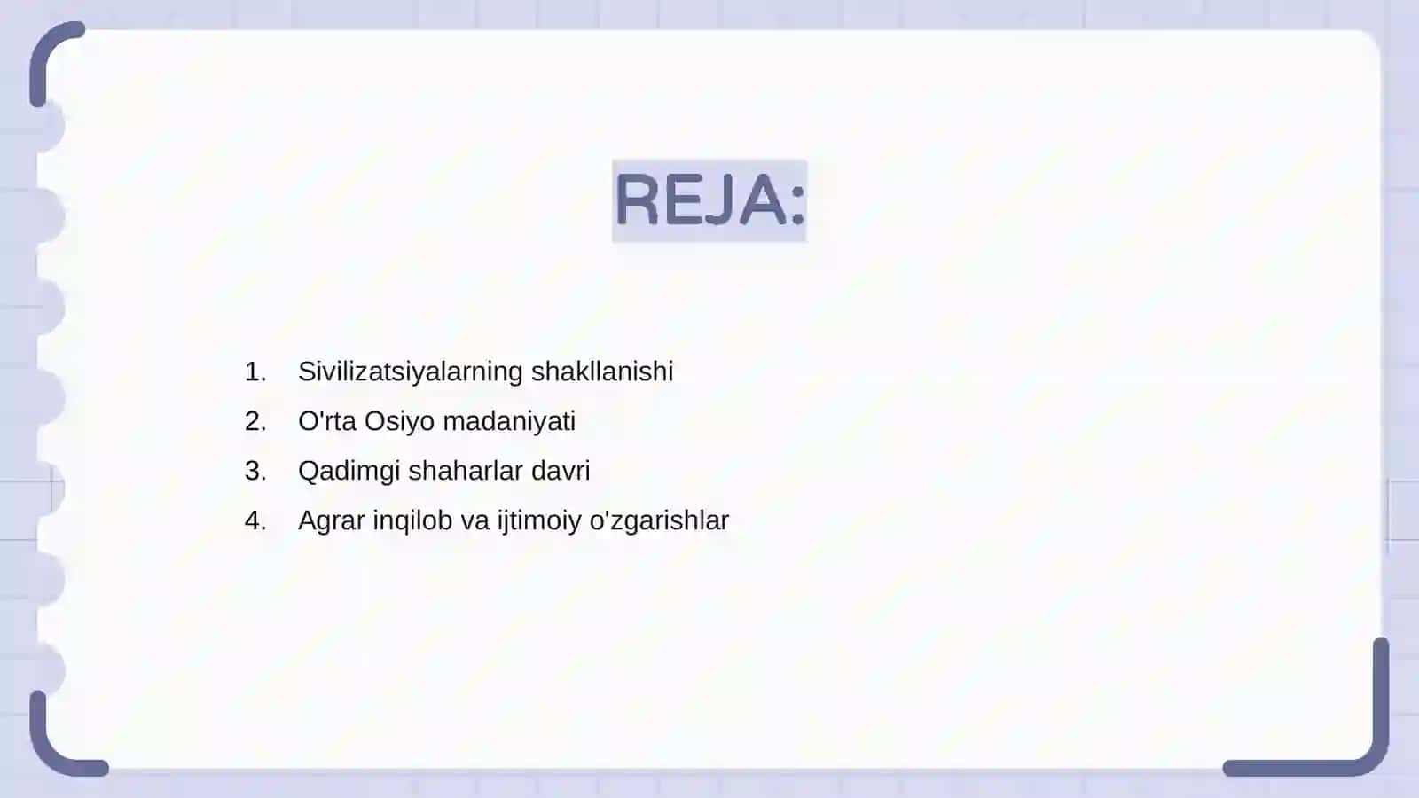 Sivilizatsiyalarning vujudga kelishi 2