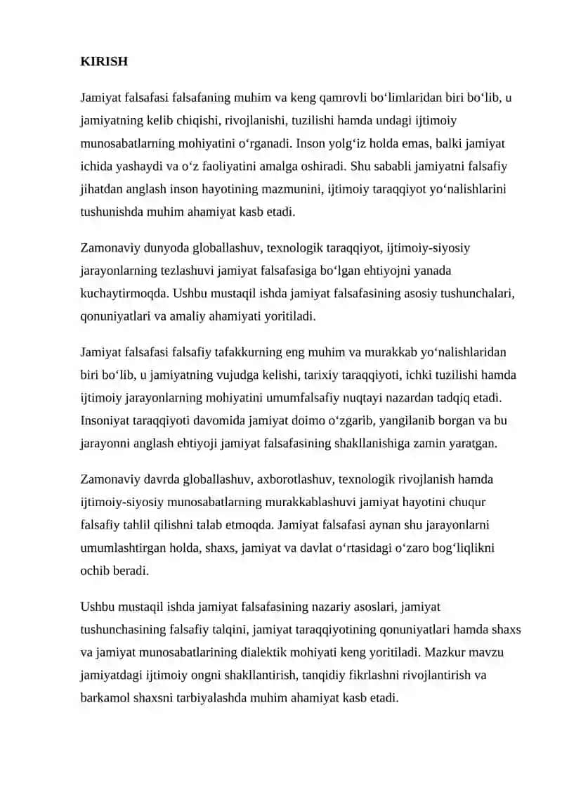 JAMIYAT FALSAFASI 2