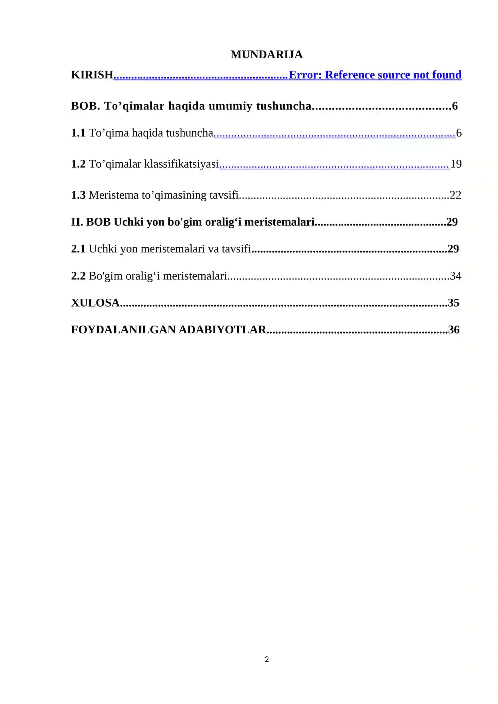 Uchki yon bo'gim oralig'i meristemalari 2