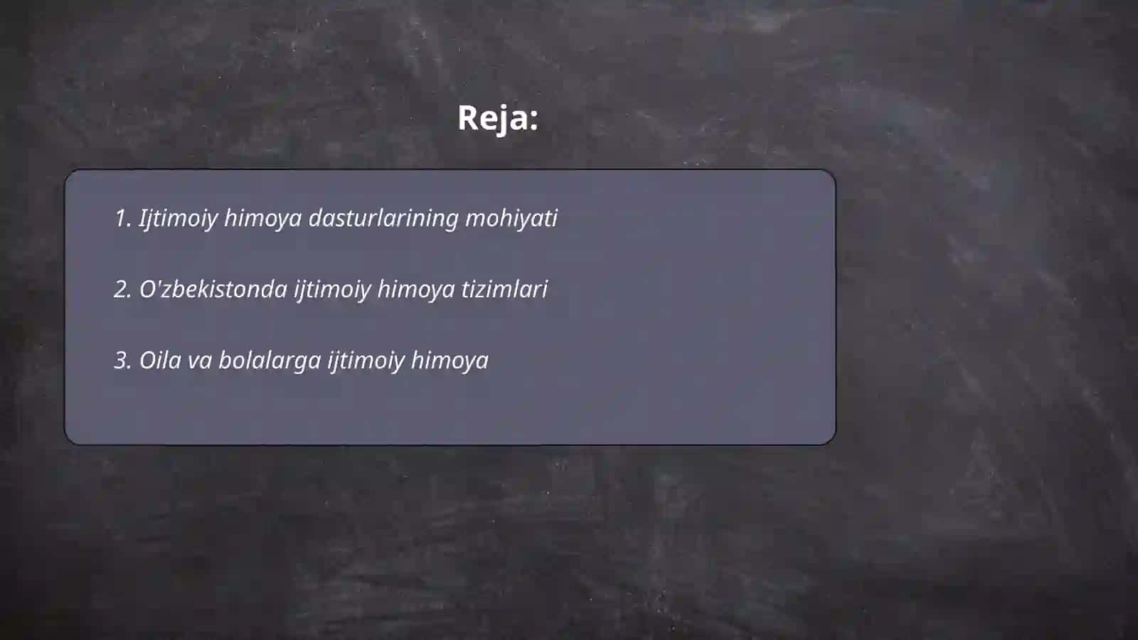 Ijtimoiy himoya dasturlari 2