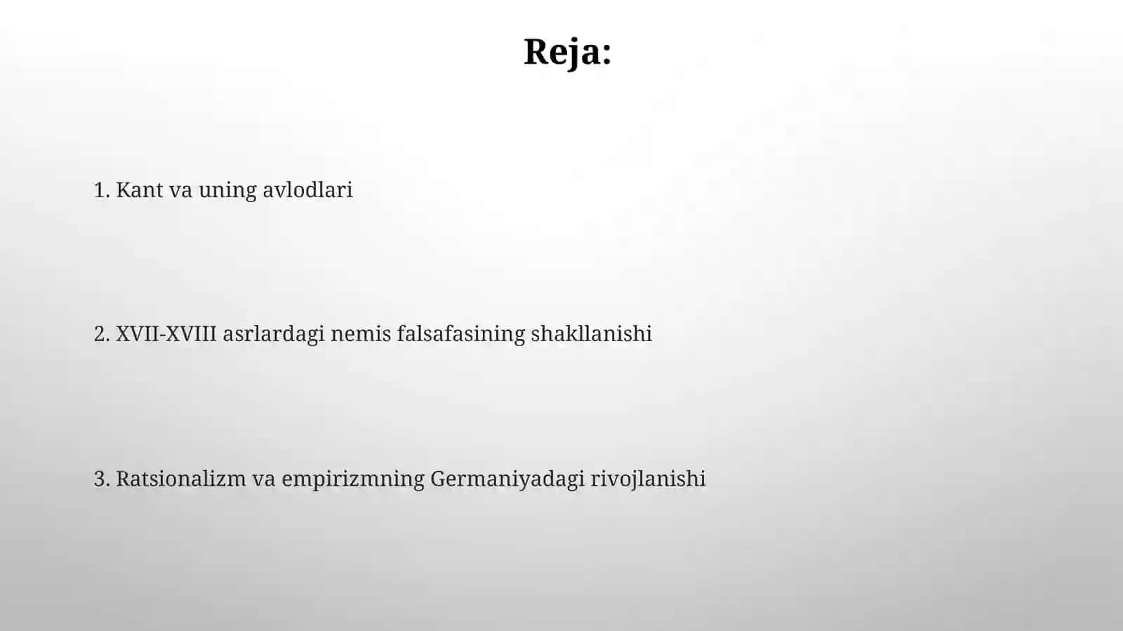 XVII-XVIII asr nemis falsafasi 2