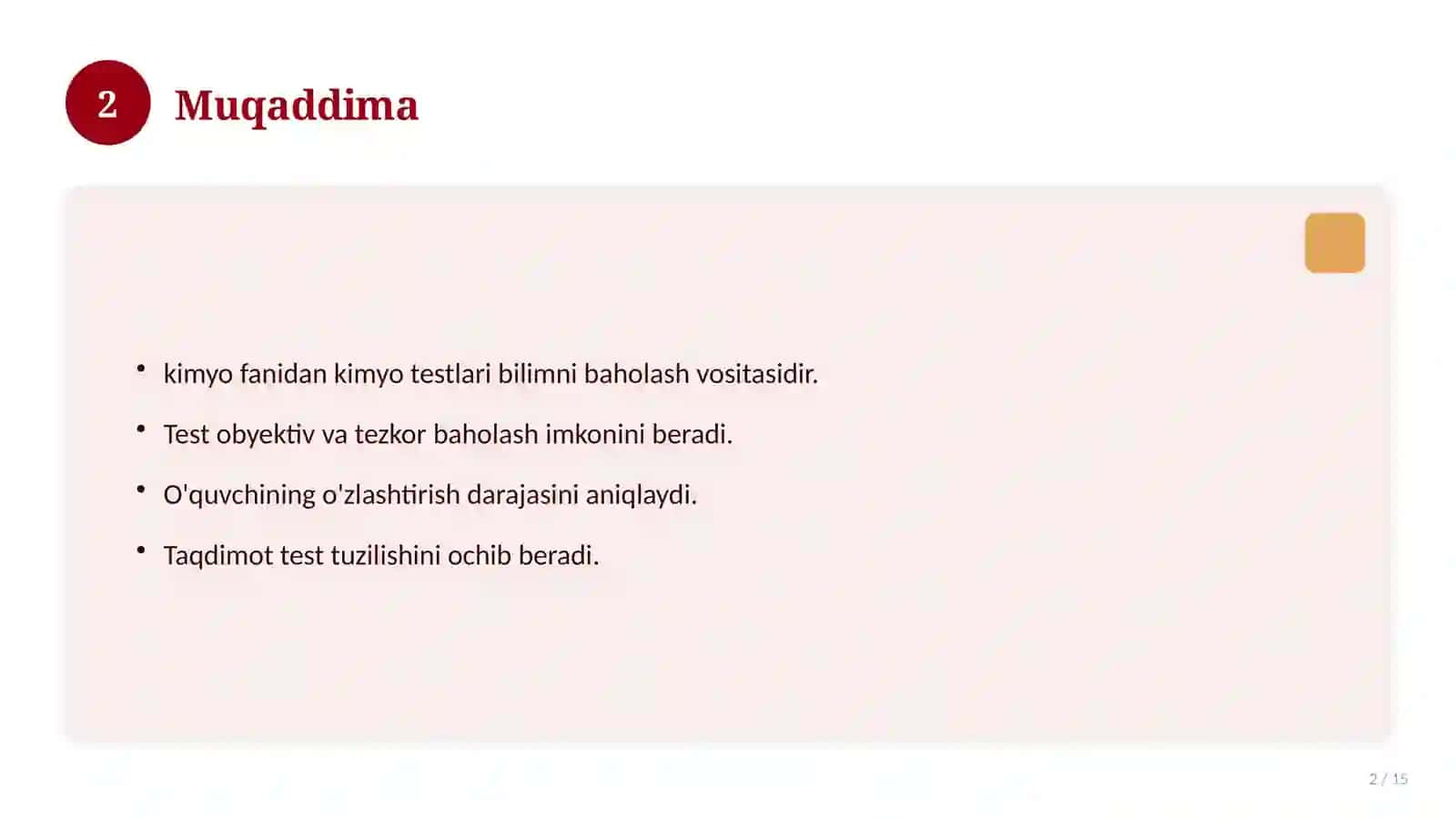 Milliy sertifikat va attestatsiya: kimyo fanidan testlar va masalalar (2026) 2