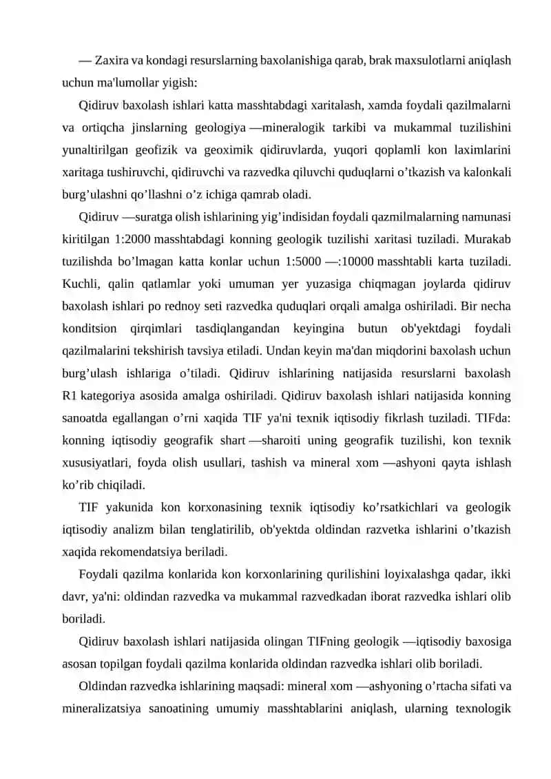 Foydali Qazilma Konlari 2